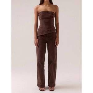 NEW SOVERE zyra jeans in raisin